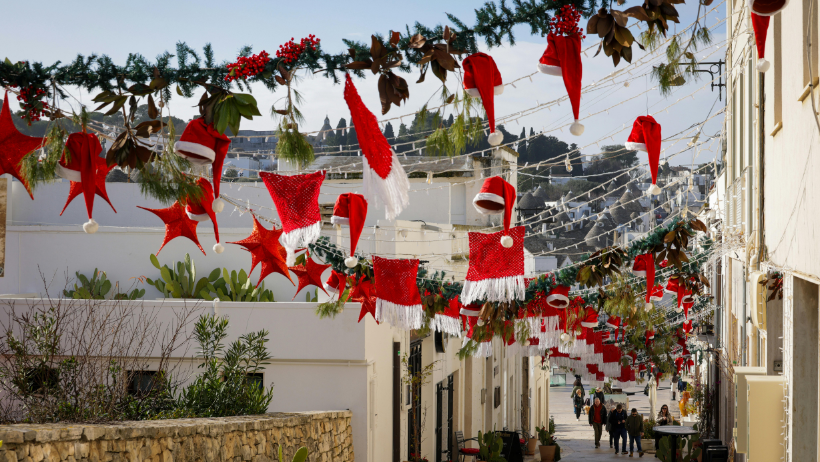 south italy during the day in christmas period