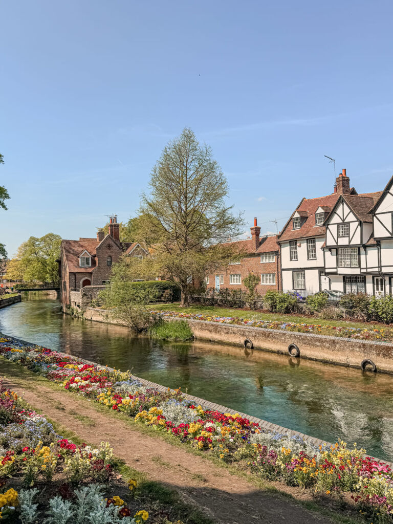 canterbury garden and river