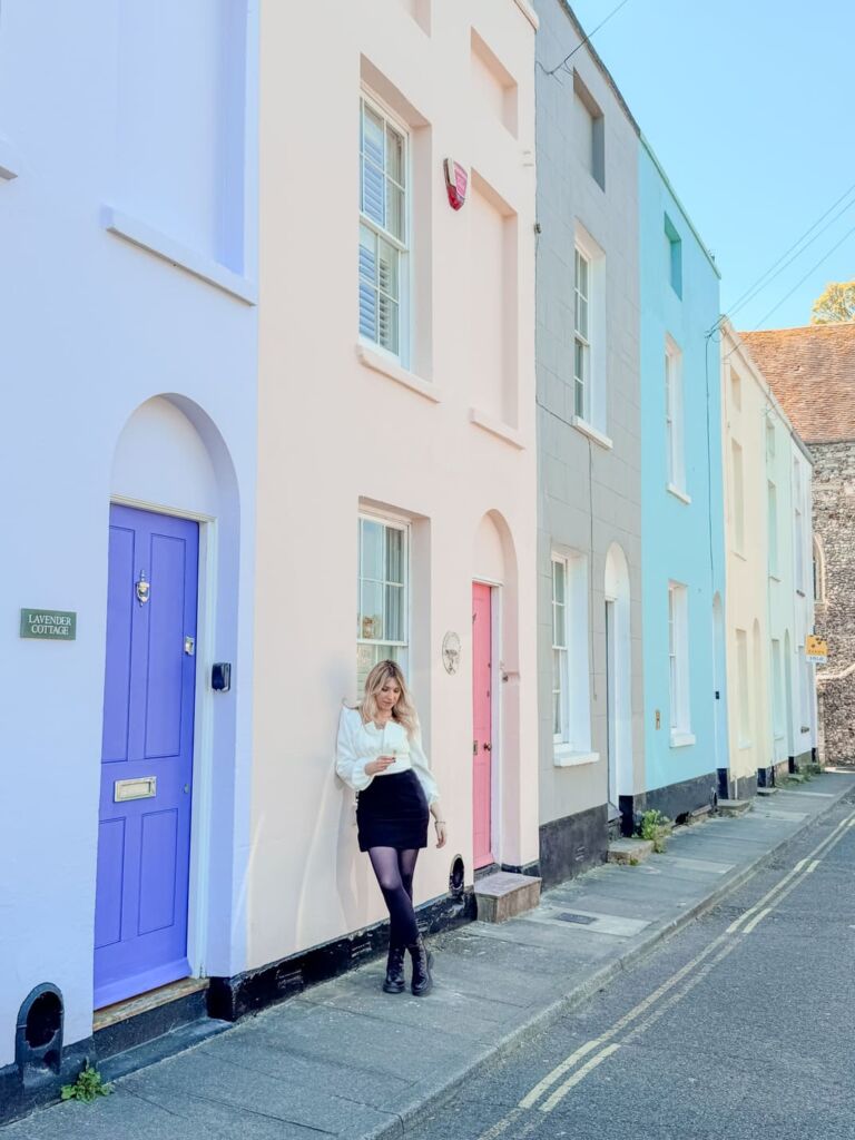 canterbury colorfull houses